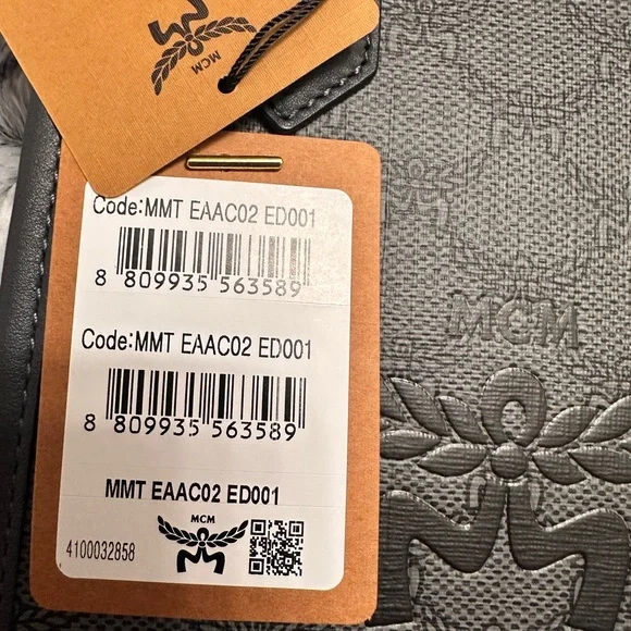 MCM  *NEW WITH TAGS *Himmel Tote Bag In Natural-Tone Soft Nappa - Picture 7 of 14